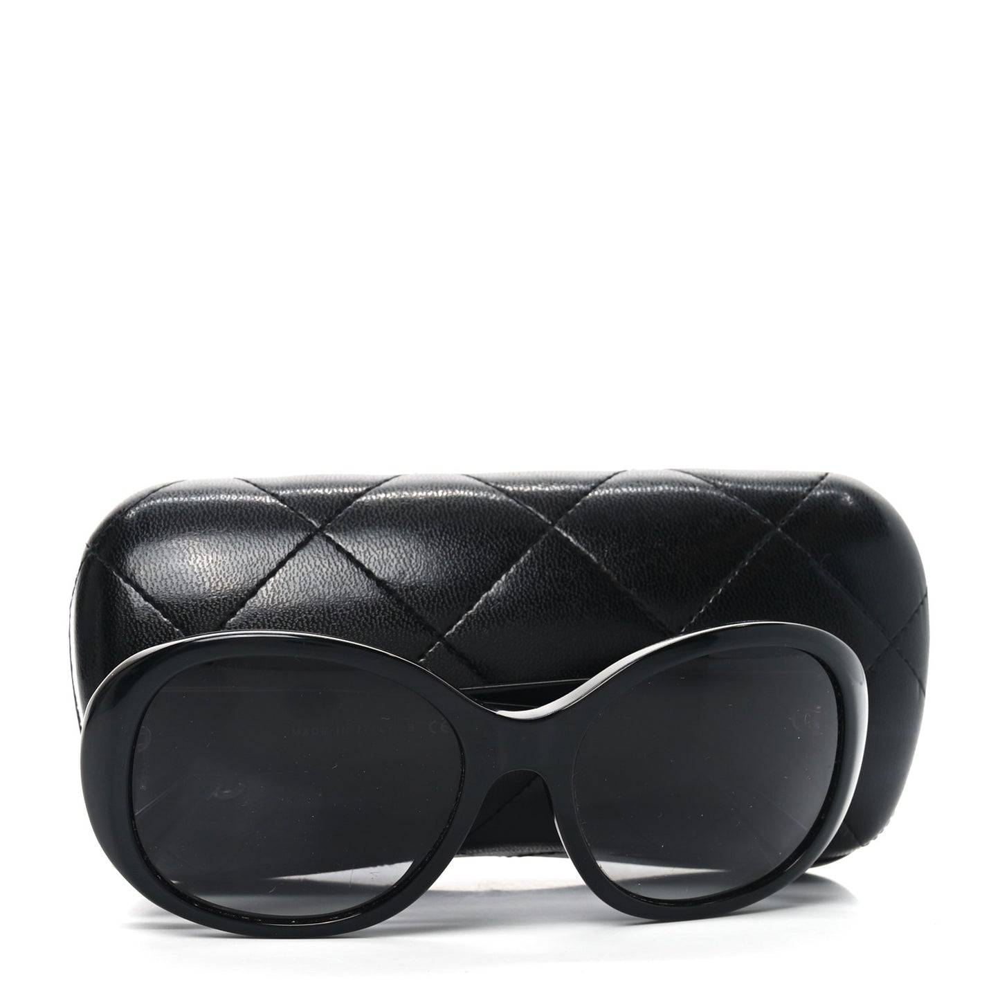 Acetate CC Turnlock Sunglasses 5235-Q Black Beige