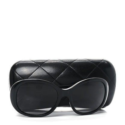 Chanel Acetate CC Turnlock Sunglasses 5235-Q Black Beige 7 of 7
