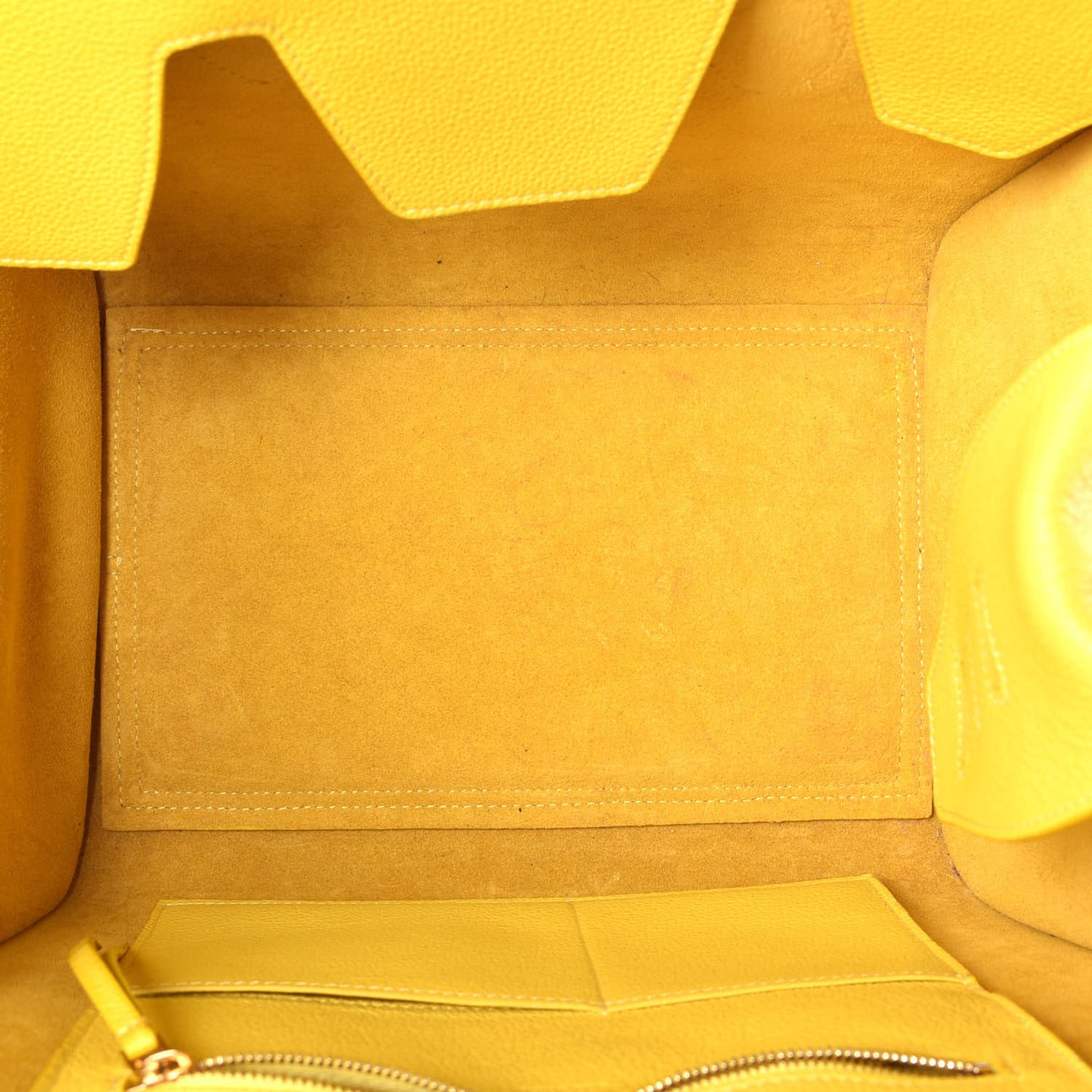 Crisped Calfskin Small Tie Knot Tote Sun Yellow