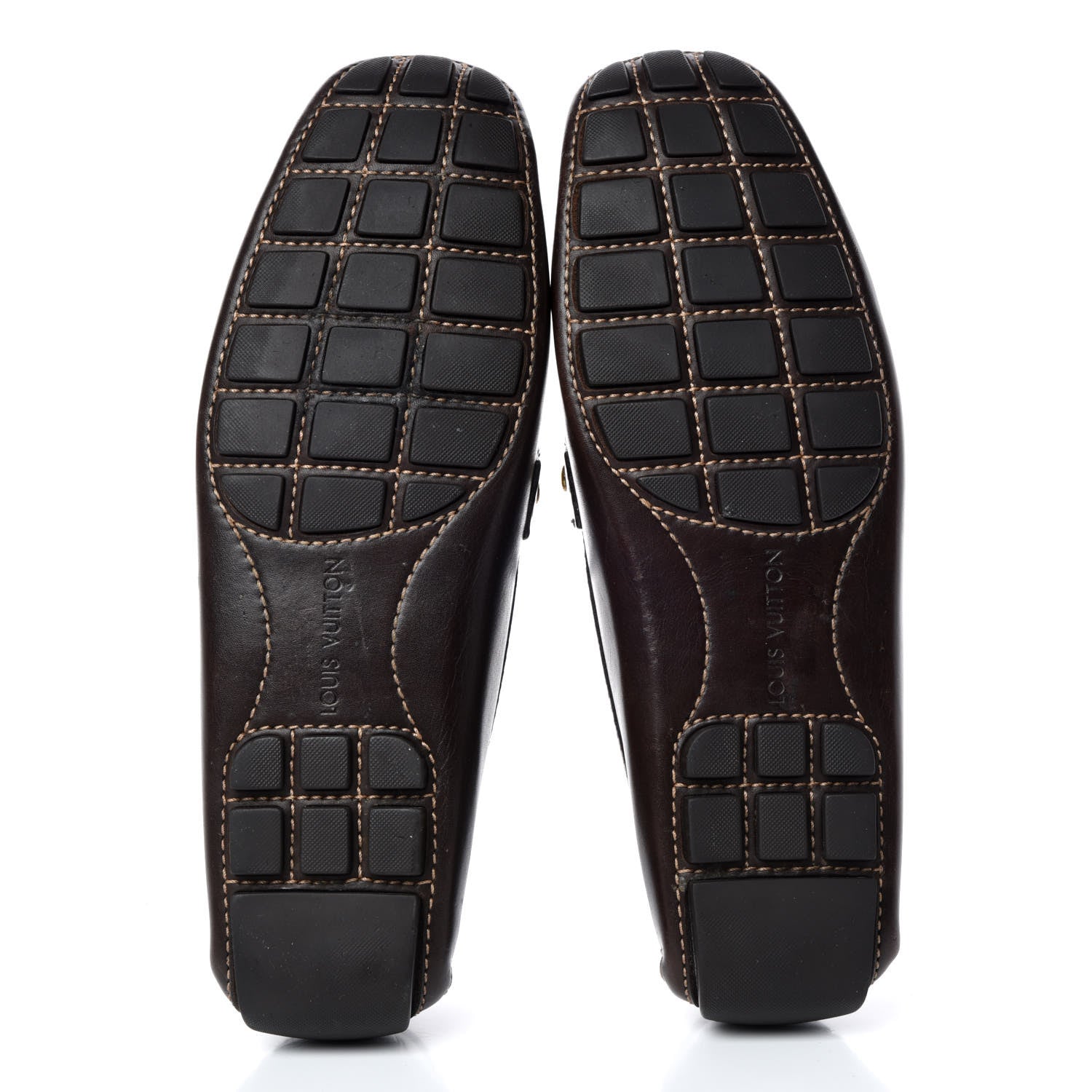 Louis Vuitton Calfskin Monte Carlo Moccasin Loafers 7 Cacao Brown 7 of 12