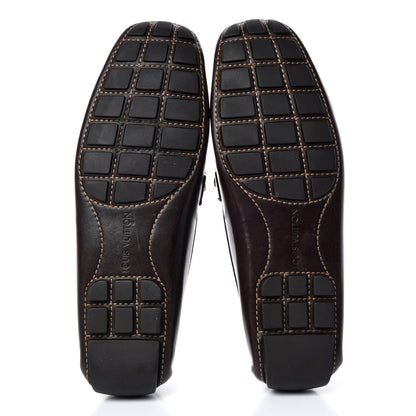 Louis Vuitton Calfskin Monte Carlo Moccasin Loafers 7 Cacao Brown 7 of 12