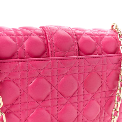 Christian Dior Lambskin Cannage Medium Miss Dior Flap Fuchsia 13 of 14