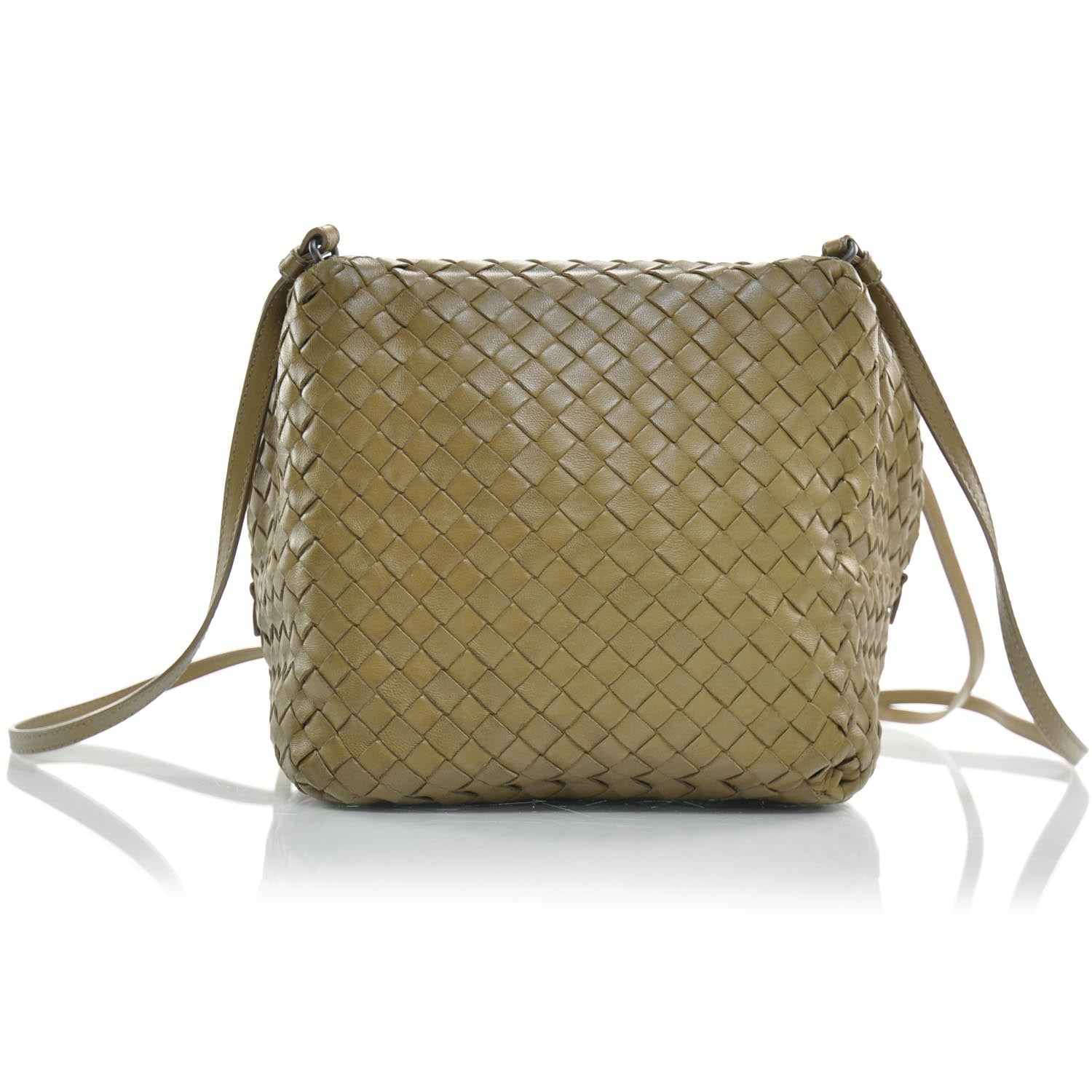 Bottega Veneta Nappa Intrecciato Cubo Cross Body Shoulder Bag 1 of 9
