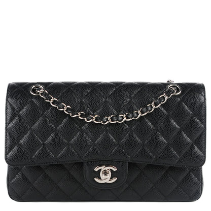 Chanel Caviar Quilted Medium Double Flap Black 1 of 9