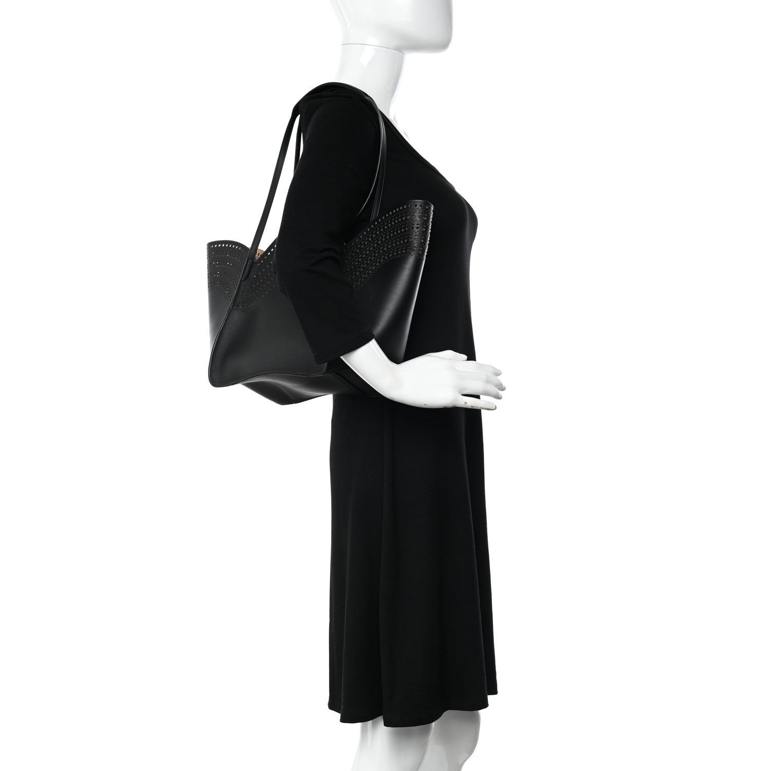 Alaia Calfskin Vienne Lili 22 Tote Black 2 of 10
