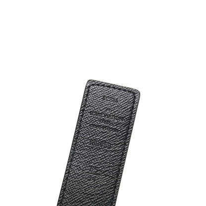 Louis Vuitton Calfskin Monogram 30mm LV Initiales Reversible Belt 85 34 Black 3 of 5