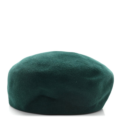 Gucci Velvet Beret Hat M Green 5 of 9