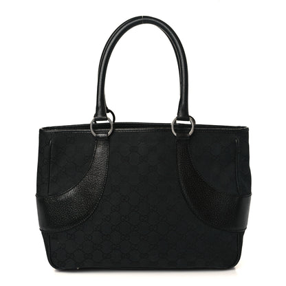 Gucci Monogram Shoulder Bag Black 1 of 11
