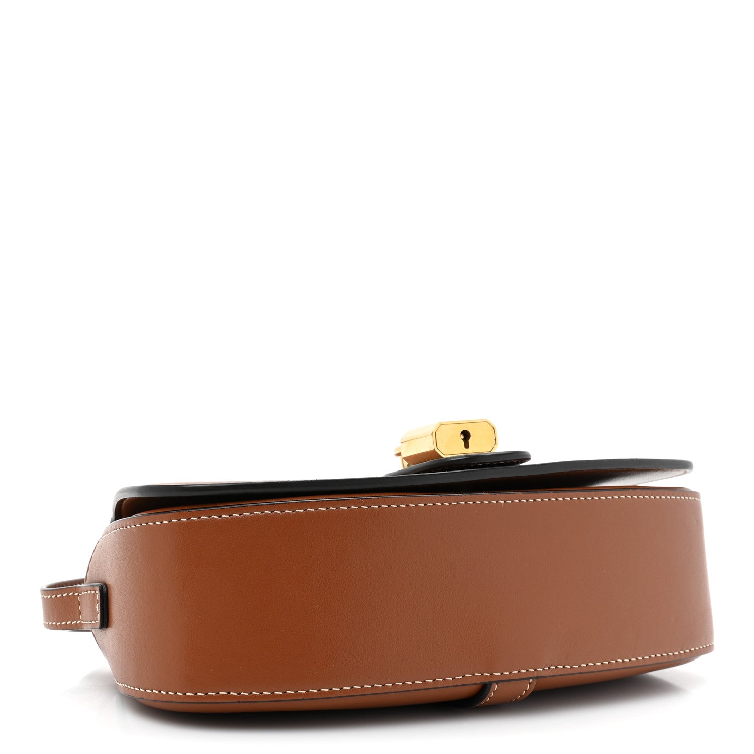 Celine Smooth Calfskin Tabou Clutch On Strap Tan 4 of 10
