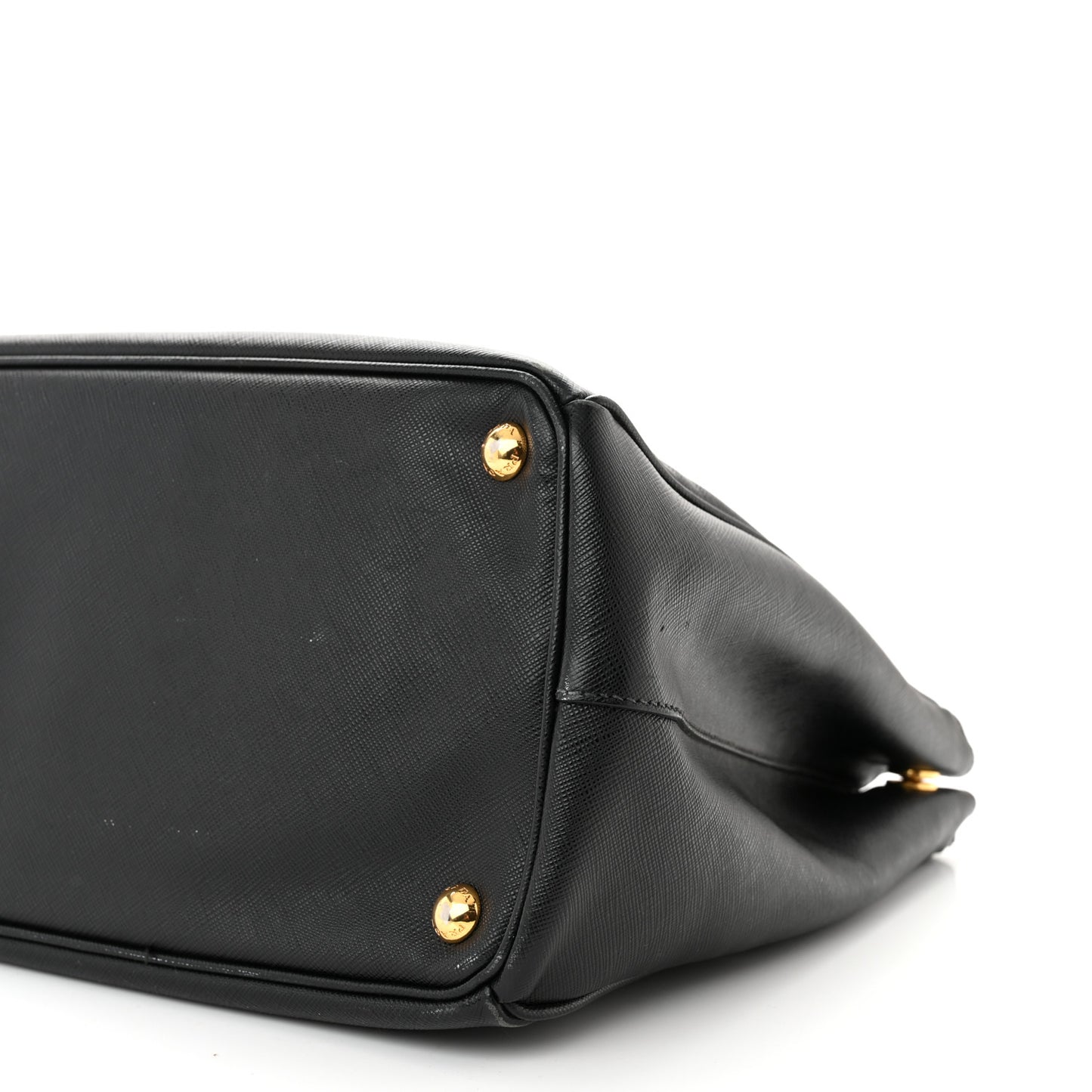Saffiano Large Galleria Double Zip Tote Black