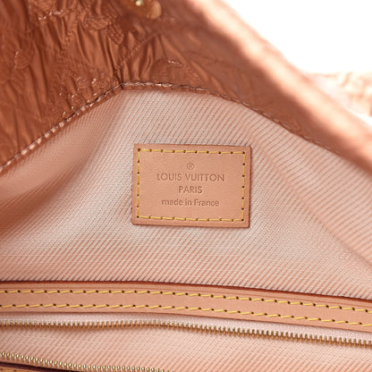 Louis Vuitton Jacquard Quilted Monogram Limelight Clutch GM Rose Gold 6 of 7
