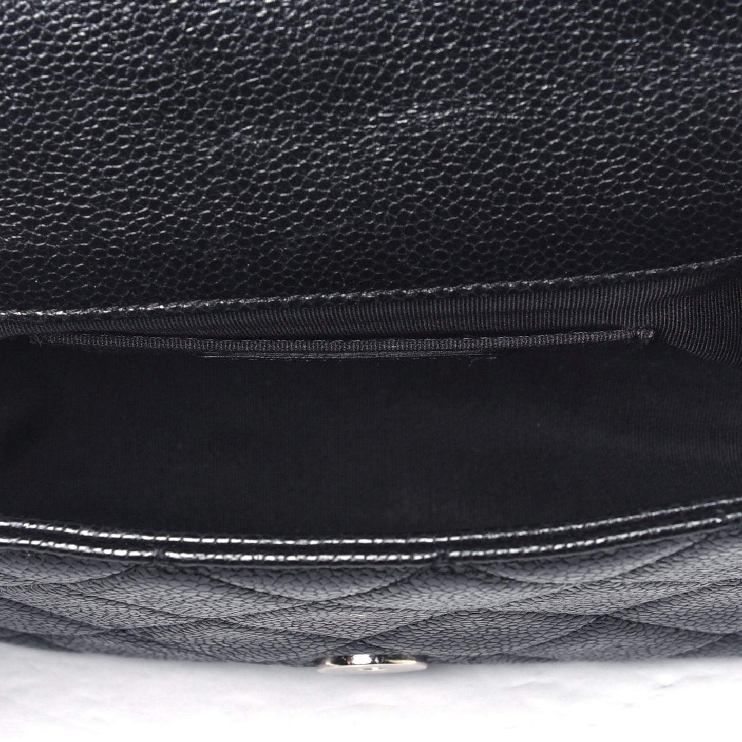 Caviar Quilted Incognito Mini Square Flap Black