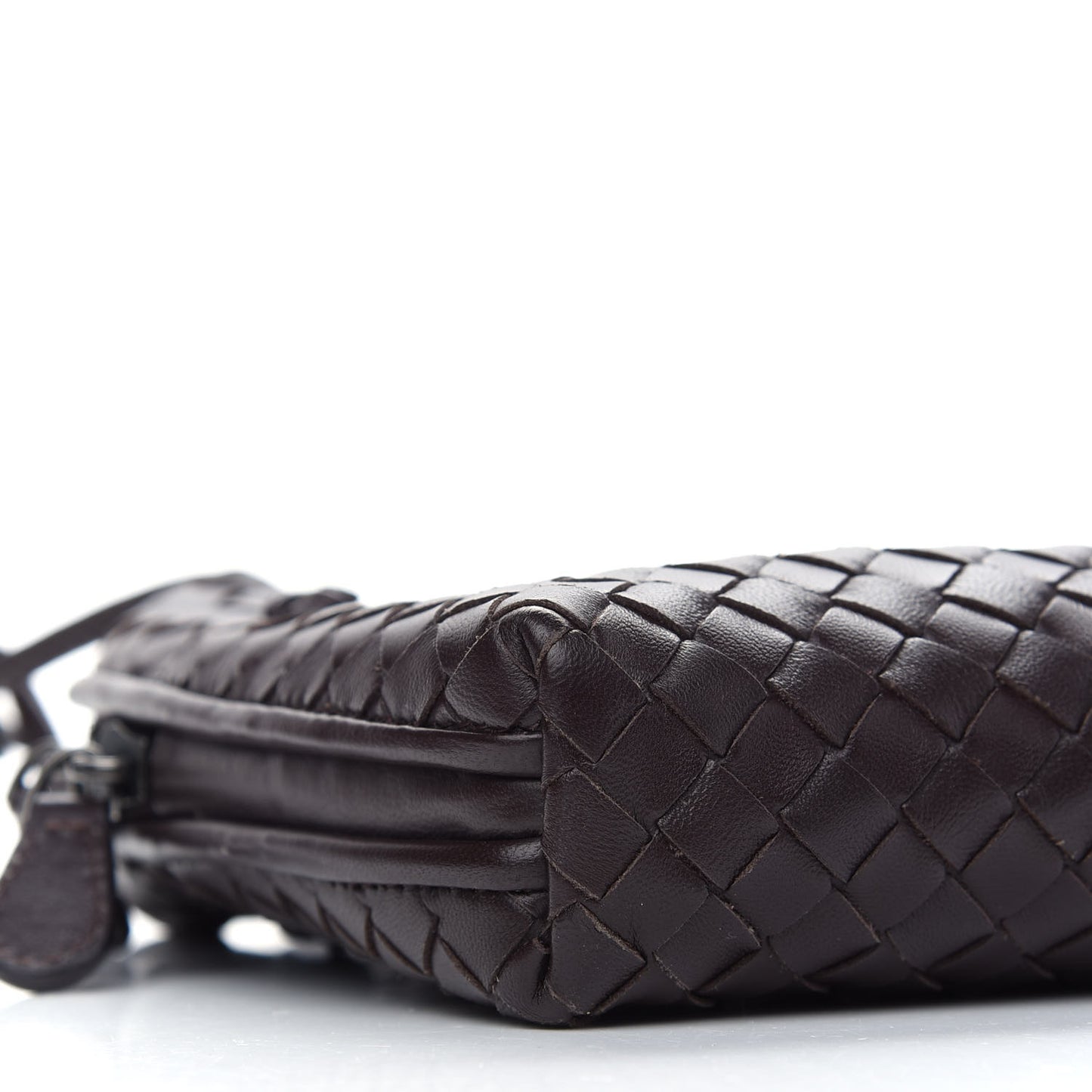 Nappa Intrecciato Nodini Bag Ebano