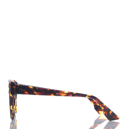 Christian Dior DiorAdd3 Monochromatic Studded Sunglasses Brown Havana 3 of 7
