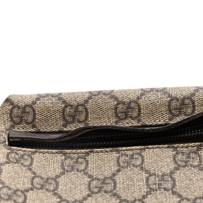Gucci GG Plus Monogram Web Belt Bag Dark Brown 8 of 10