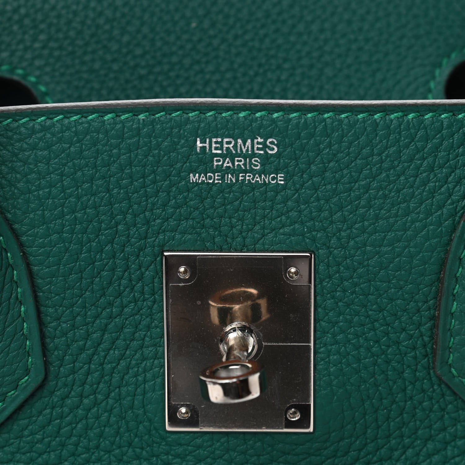 Hermes Togo Birkin 30 Malachite 5 of 8