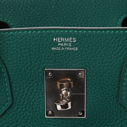 Hermes Togo Birkin 30 Malachite 5 of 8