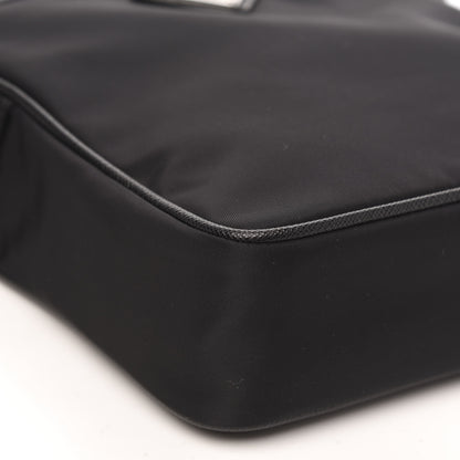 Prada Tessuto Nylon Saffiano Pocket Messenger Shoulder Bag Black 7 of 8