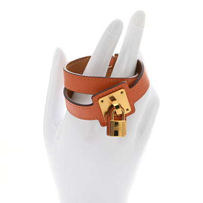 Hermes Swift O'Kelly Double Tour Bracelet T2 Orange 2 of 8
