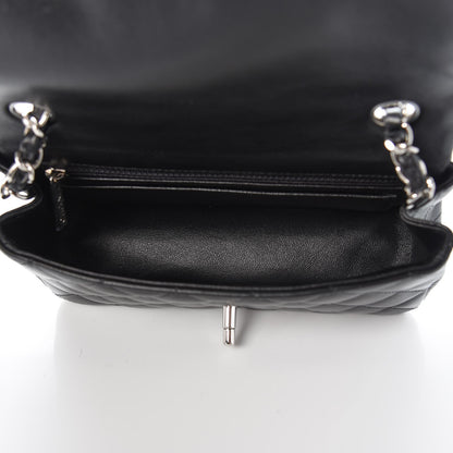 Chanel Lambskin Quilted Mini Rectangular Flap Black 5 of 8