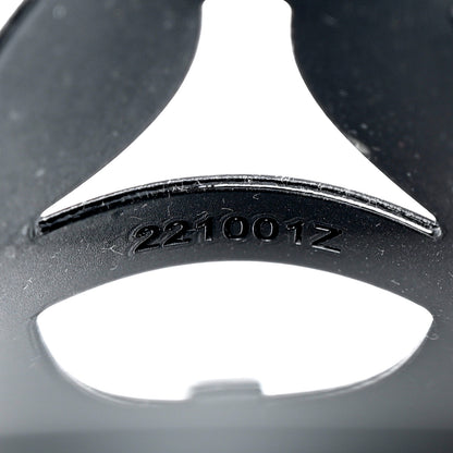 Hermes Rubber Womens Egerie Sandals 37 Black 7 of 9