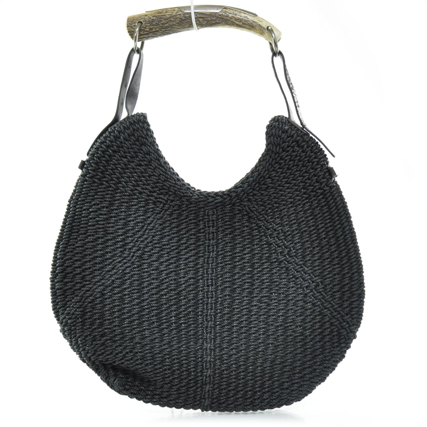 Woven Straw Mombasa Black