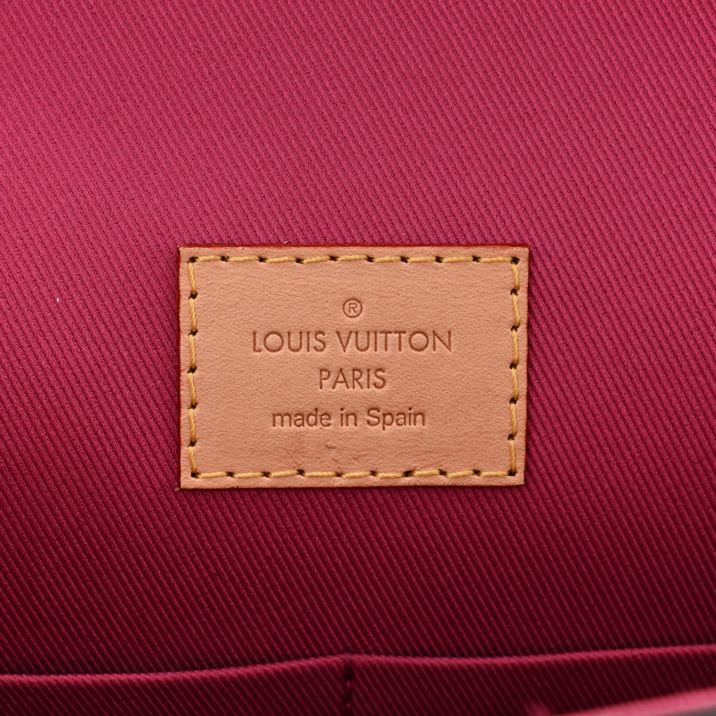 Monogram Cluny BB Bordeaux Fuchsia