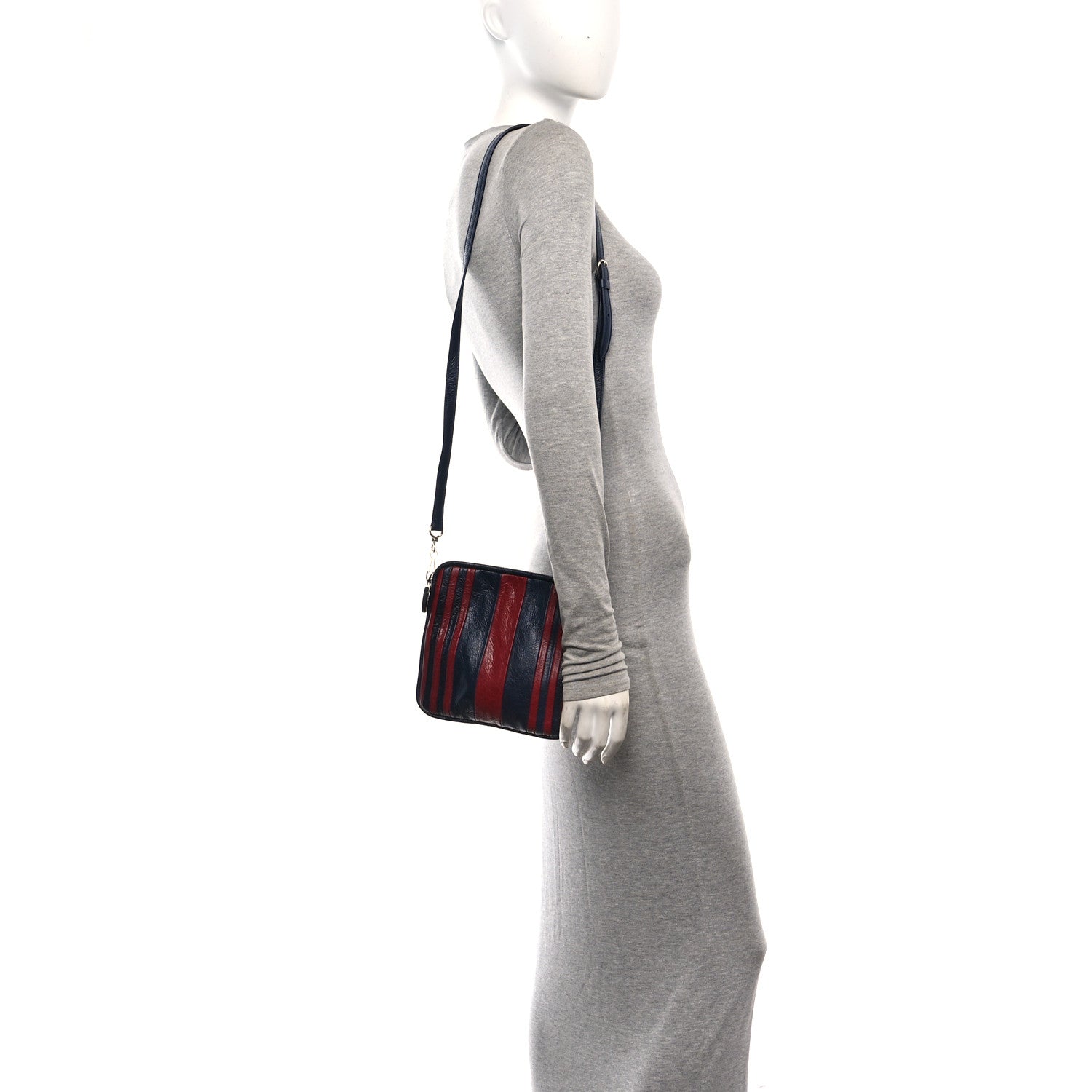 Balenciaga Agneau XS Cushion Square Crossbody Dark Night Red 2 of 11