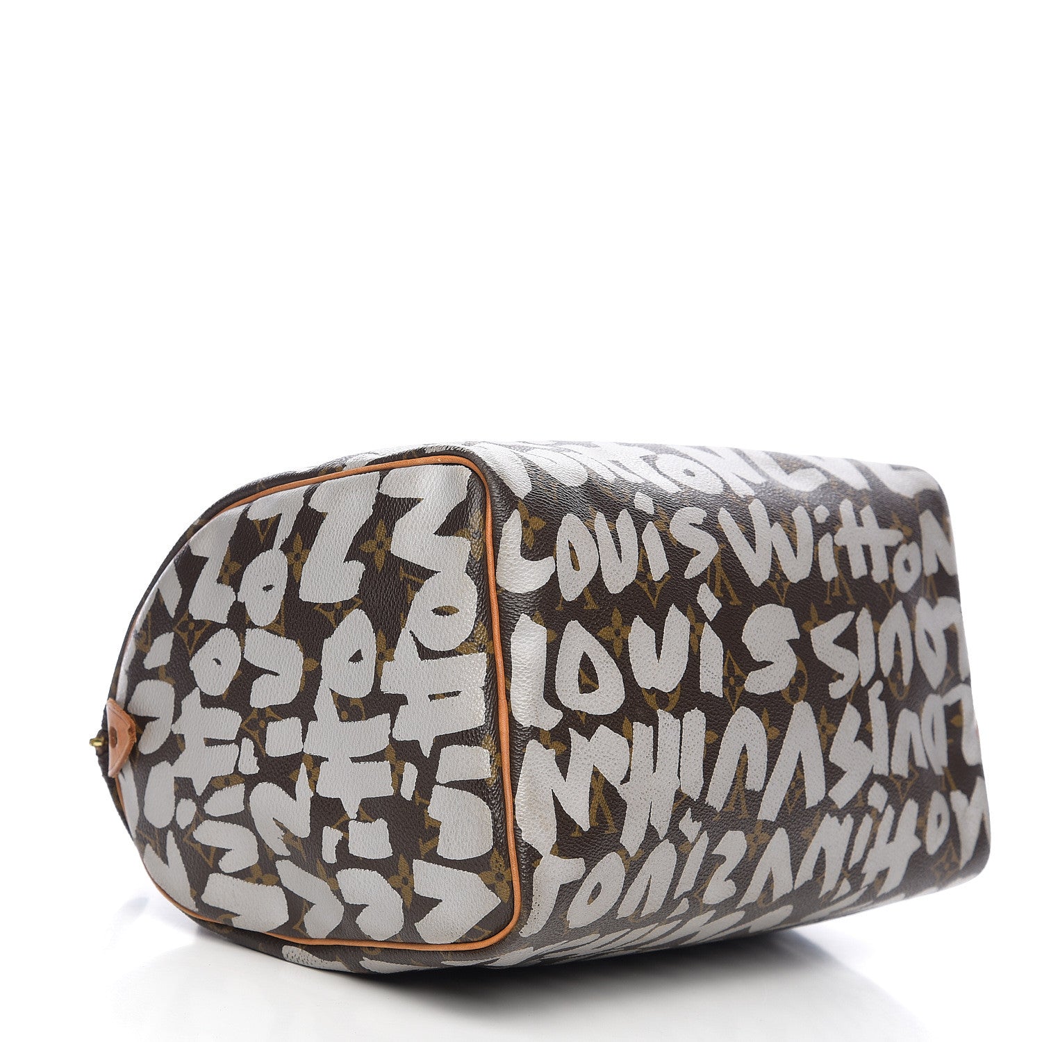 Louis Vuitton Monogram Graffiti Speedy 30 Silver 3 of 12