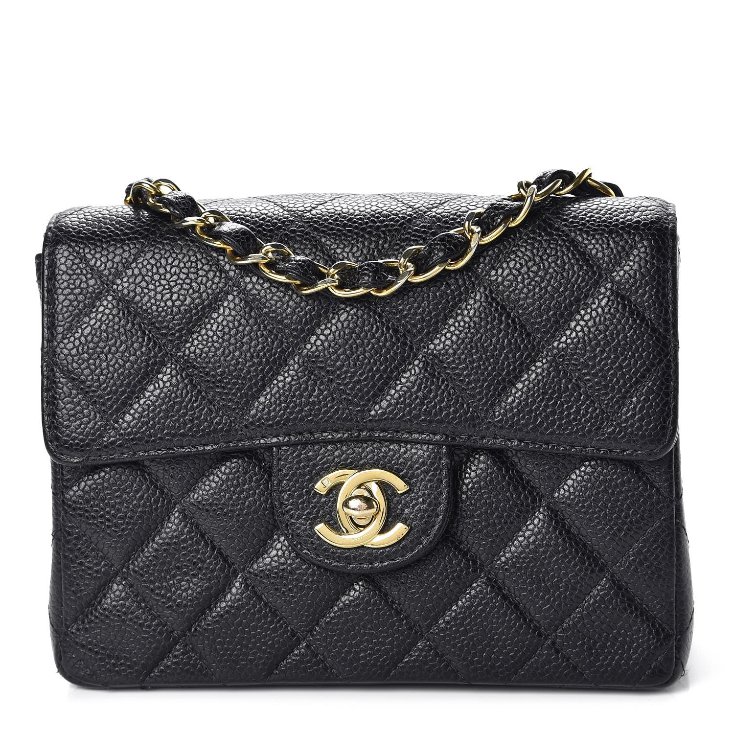 Chanel Caviar Quilted Mini Square Flap Black 1 of 16