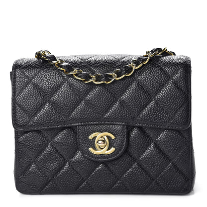 Chanel Caviar Quilted Mini Square Flap Black 1 of 16