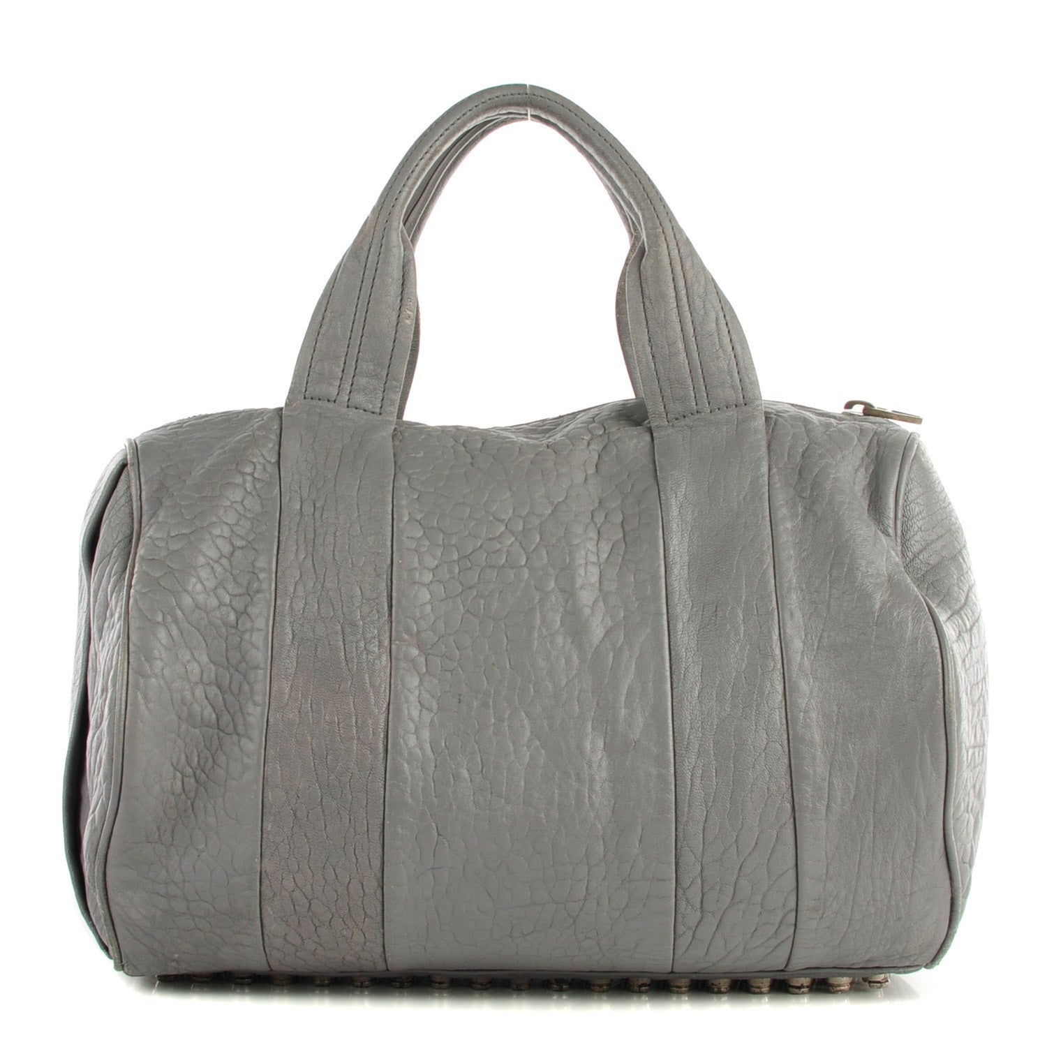 Alexander Wang Pebbled Lambskin Rocco Oyster Silver Hardware 1 of 14