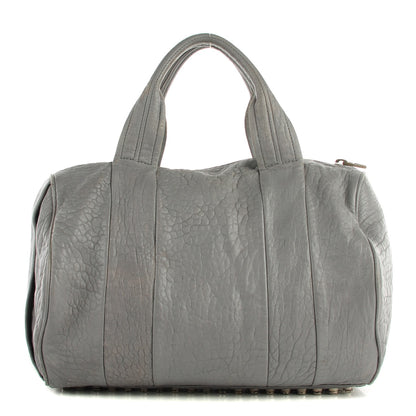 Alexander Wang Pebbled Lambskin Rocco Oyster Silver Hardware 1 of 14