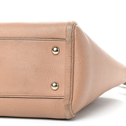 Gucci Pebbled Calfskin Small Soho Top Handle Bag Camelia 9 of 15