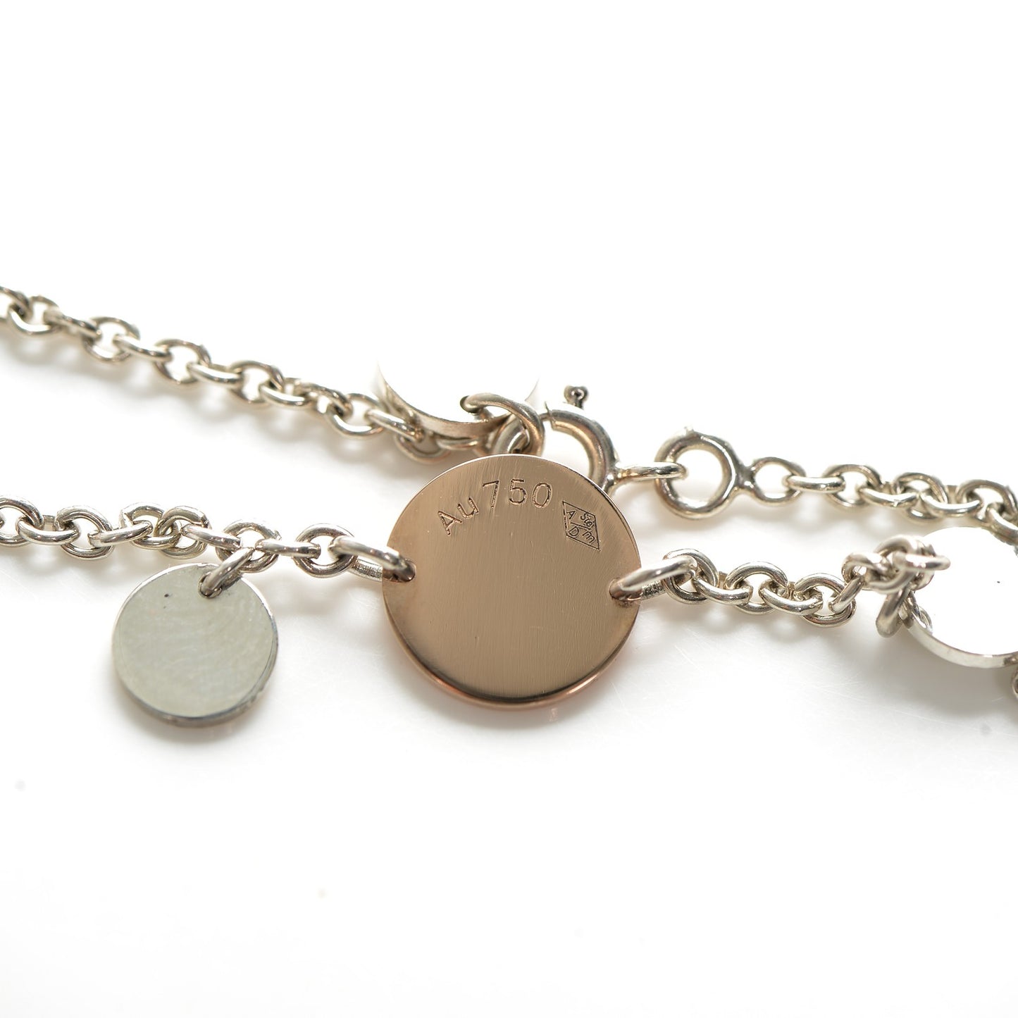 Sterling Silver 18K Rose Gold Confettis Bracelet