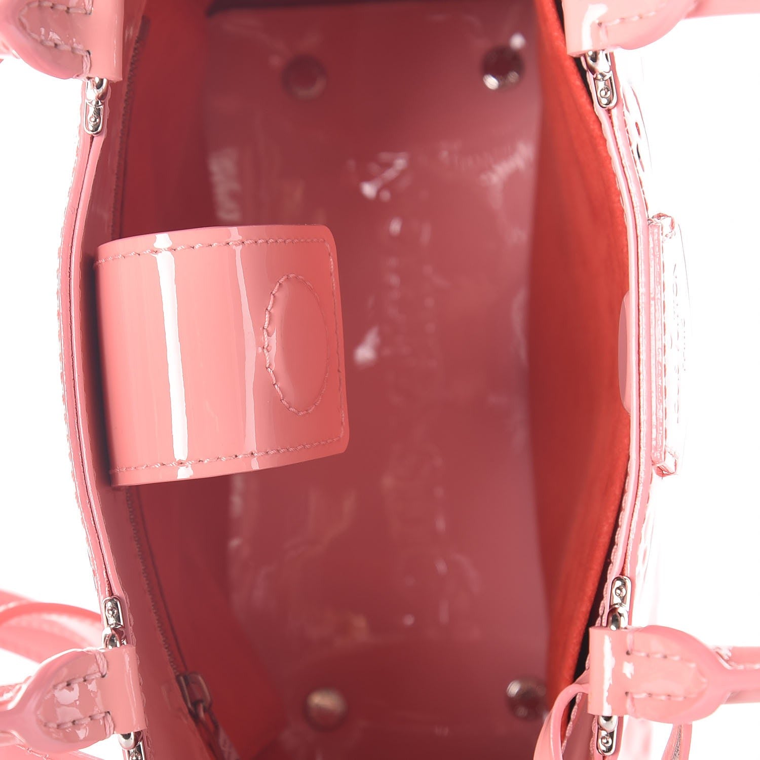 Louis Vuitton Vernis Jungle Dots Open Tote Sugar Pink Poppy 6 of 8