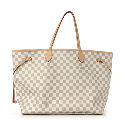 Louis Vuitton Damier Azur Neo Neverfull GM Rose Ballerine 3 of 9