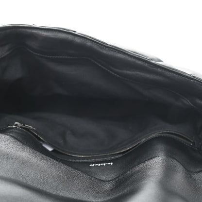 Balenciaga Nappa Calfskin Quilted Touch B Clutch Bag Black 5 of 6