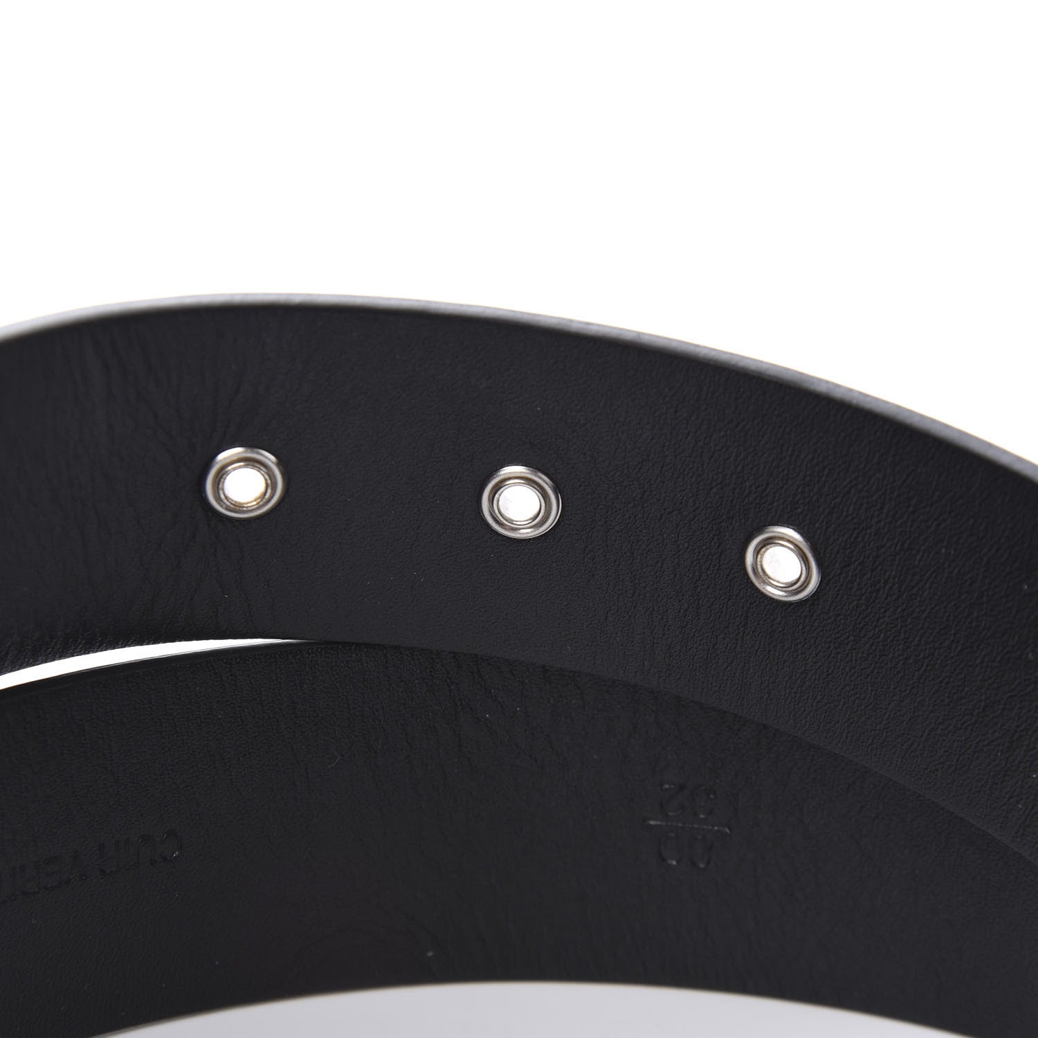 Chanel Caviar CC Logo Belt 80 Black 4 of 5