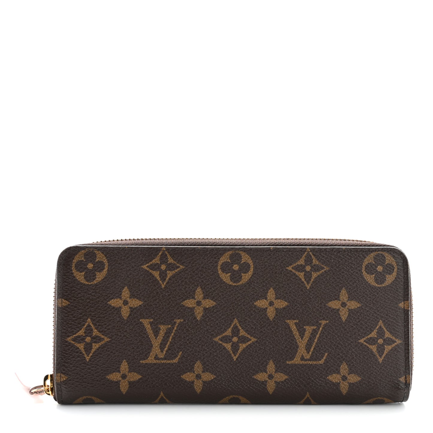 Monogram Clemence Wallet Rose Ballerine
