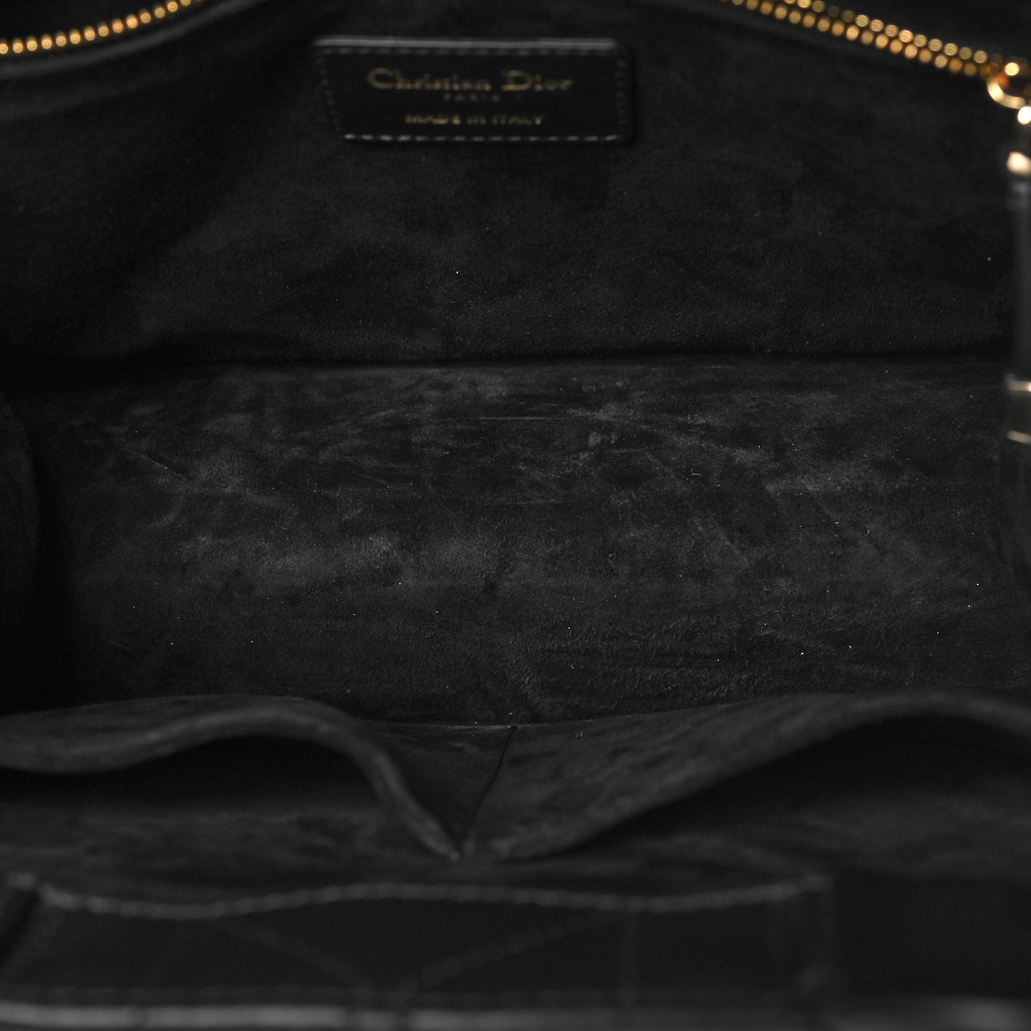 Calfskin Macro Cannage Small Book Tote Black