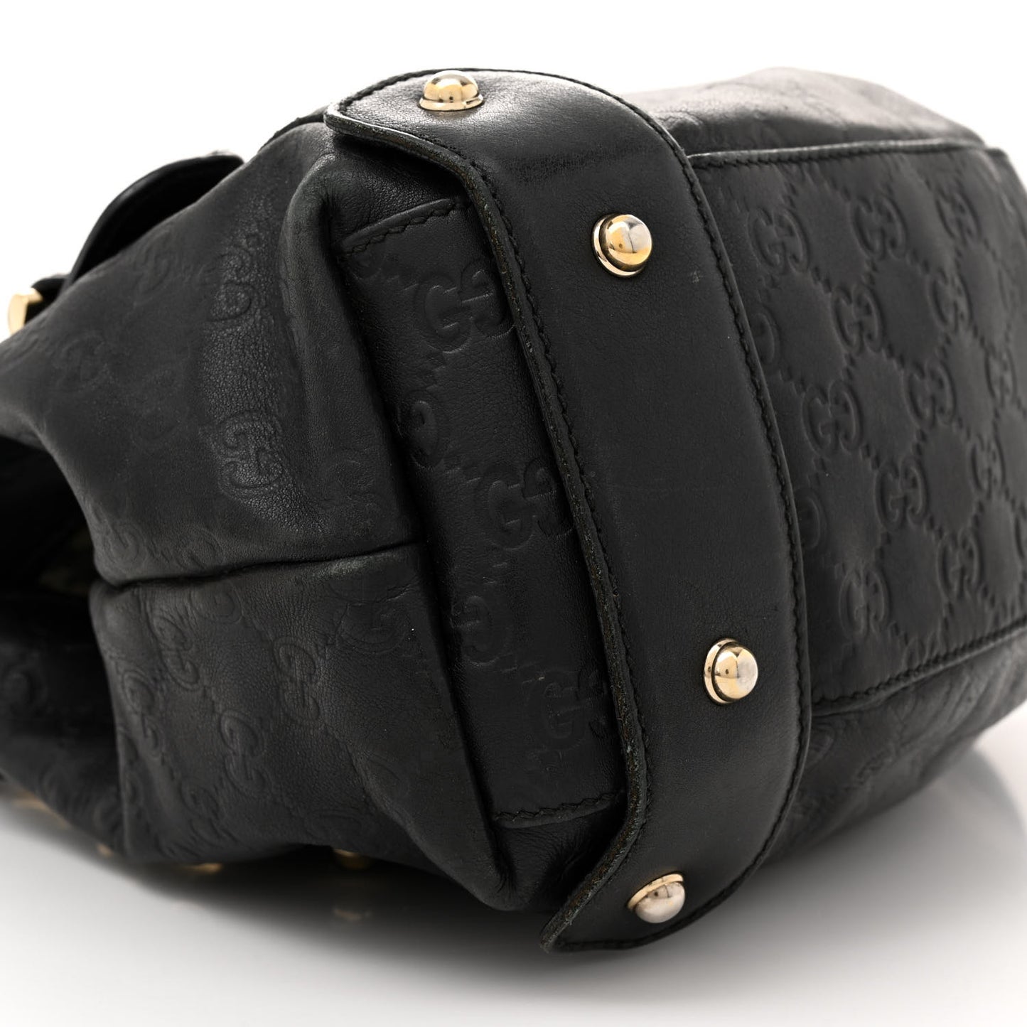 Guccissima Small Pelham Shoulder Bag Black
