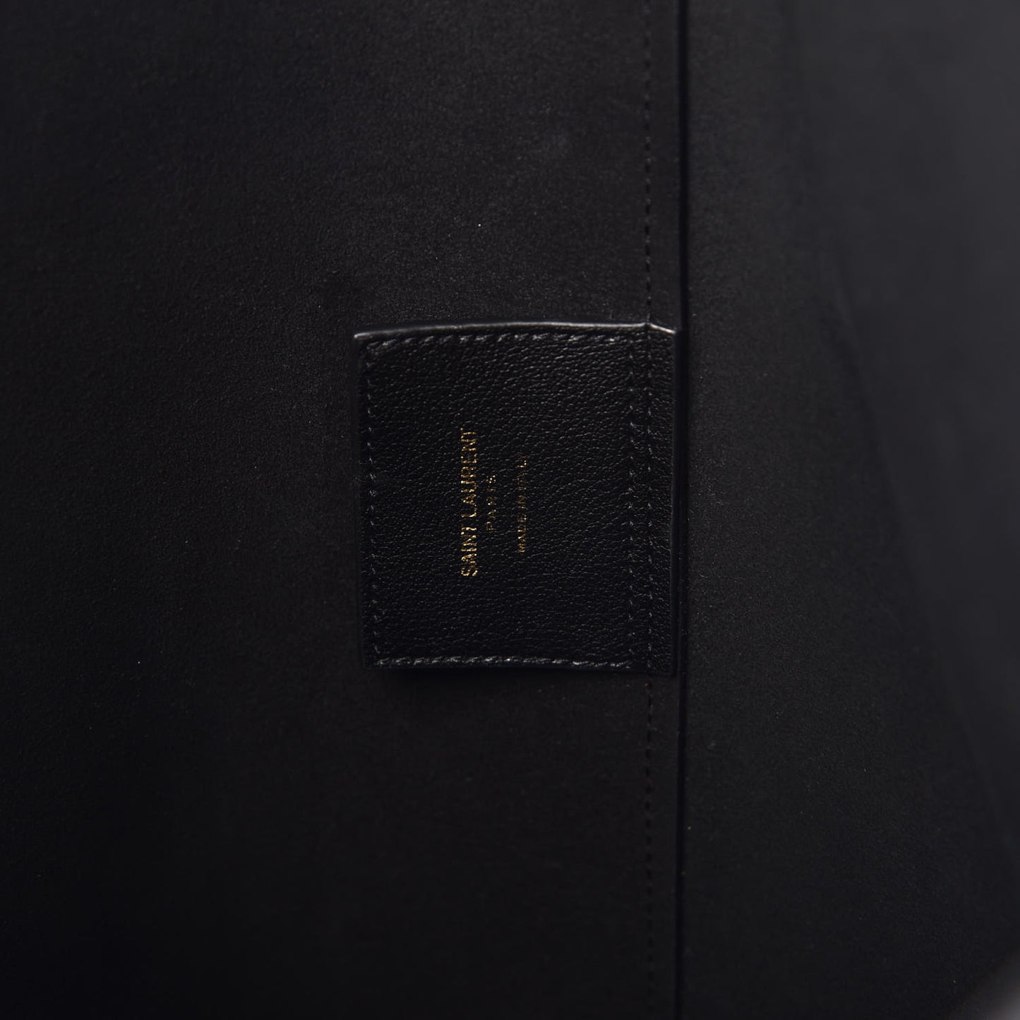 Calfskin Large Shopping Tote Black