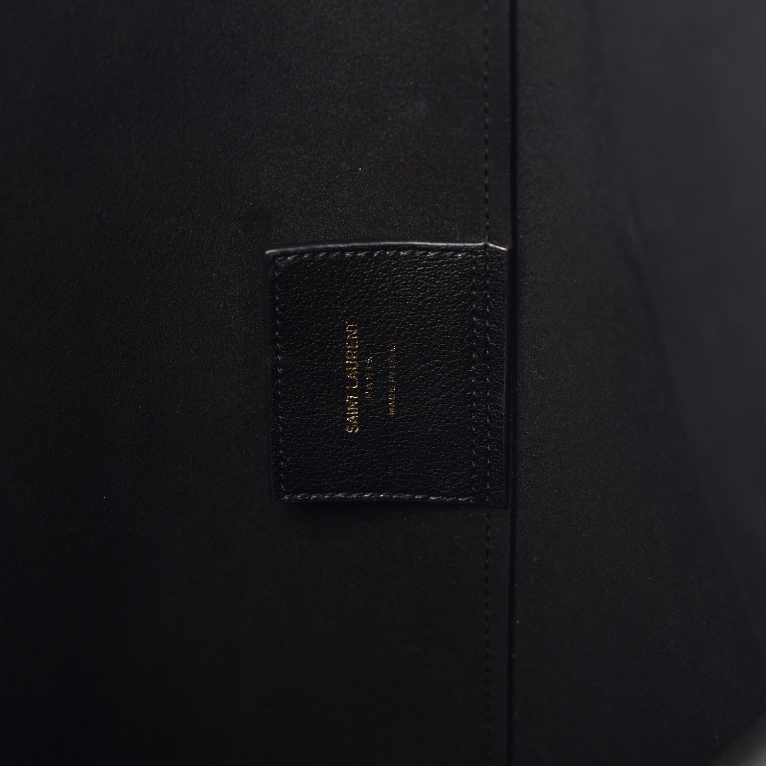 Saint Laurent Calfskin Large Shopping Tote Black 6 of 7