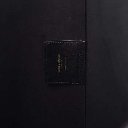 Saint Laurent Calfskin Large Shopping Tote Black 6 of 7