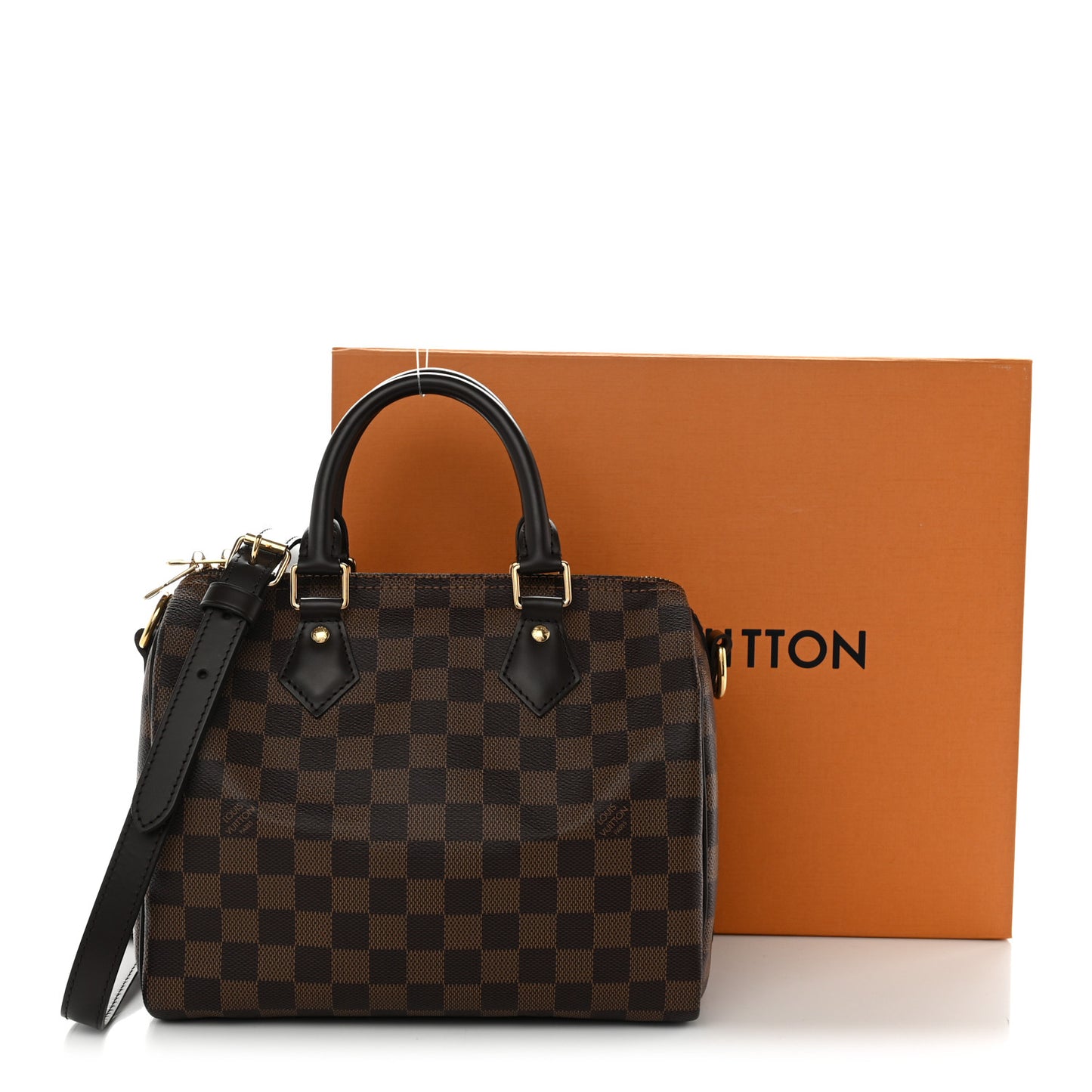 Damier Ebene Speedy Bandouliere 25