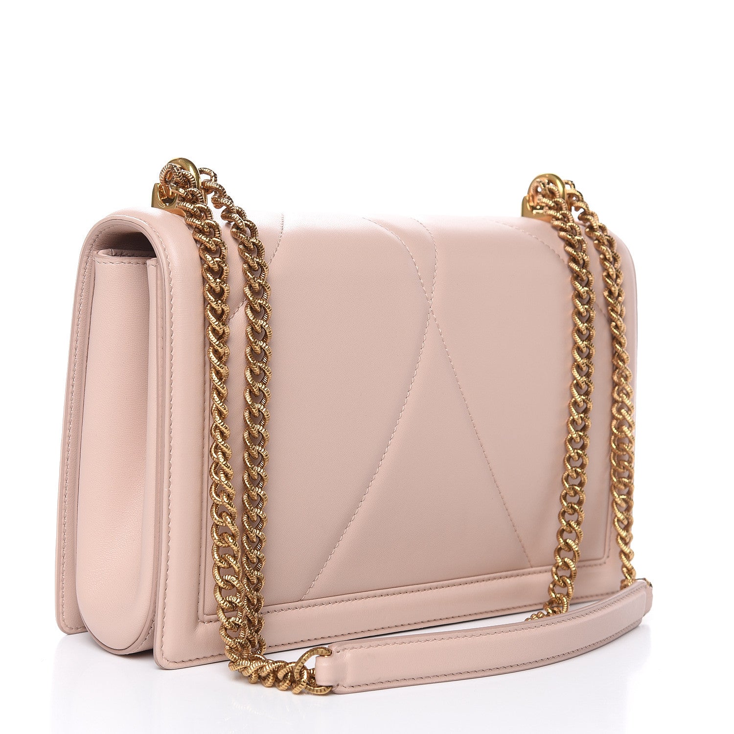 Dolce & Gabbana Calfskin Large Devotion Bag Pale Pink 3 of 12
