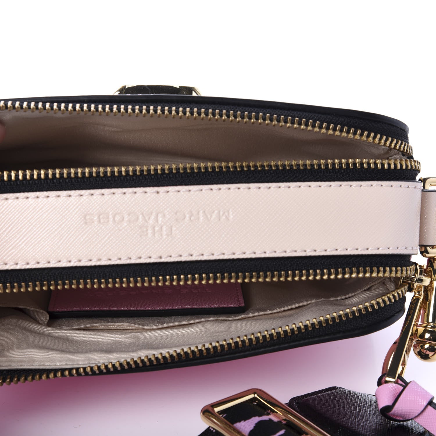 Marc Jacobs Saffiano Small Snapshot Camera Bag Pink Multicolor 5 of 10