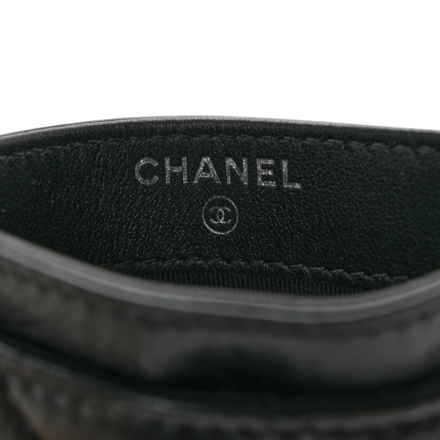 Chanel Aged Calfskin Quilted Reissue Card Holder So Black 6 of 11