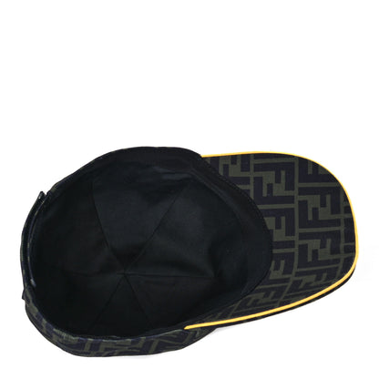 Fendi Canvas FF Reloaded Baseball Hat Tobacco Yellow 6 of 7
